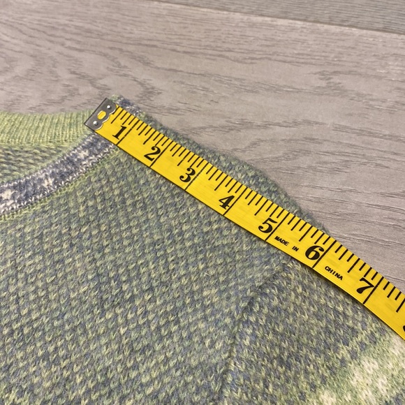 Vintage Carroll Reed Nordic Wool Cardigan - M - Picture 6 of 10